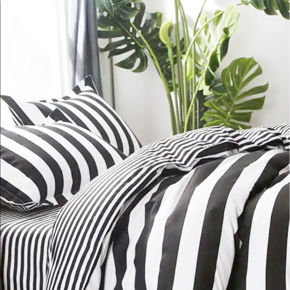 Striped Black And White Bed Sheets Iweky